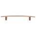 Exel 14mm Curved T-Bar Cabinet Pull Handle - 128mm Centres - Bright Copper