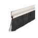 Barrier Brush Strip H3 - Brush Size 34mm - 3000mm Length - Inward/Outward Opening Doors - Aluminium