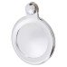 Hampstead Victorian Covered Escutcheon - 32mm Diameter - Keyhole - Polished Chrome