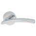 Jigtech Polished Chrome Door Handles on Round Rose - Sabre Range 
