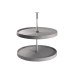 Emuca Full Tray Carousel Set - Cabinet Width 800mm - Grey Plastic
