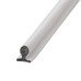 Exitex D Slot Aquatex Seal - 5mm - 25m Length - White