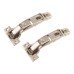 Blum CLIP Top Zero Protrusion Cabinet Hinge - 155° - Sprung - Overlay - Zinc Plated - Pair