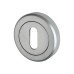 Serozzetta by Carlisle Brass Escutcheon - 50mm Diameter - Keyhole - Satin Chrome