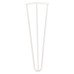 Exel Hairpin Leg - 3 Pin - 400mm Height - White - Pair