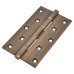 Performance Ball Bearing Butt Door Hinge - 152 x 89 x 4mm - Antique Brass - Pair