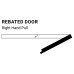 LPD Pattern 20 Clear Glazed Unfinished Internal French Doors - 1981 x 914 x 40mm - Oak 