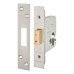 Hampstead Architectural Euro Profile Deadlock - 78mm Case - 57mm Backset - Satin Stainless Steel