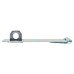 Abus 200 Traditional Hasp & Staple - 155 x 47mm - Zinc Plated