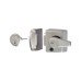 ERA Double Locking Nightlatch - 40mm Backset - Satin Chrome Case/Cylinder