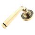 From The Anvil Aged Brass Door Handles on Round Beehive Rose - Avon Range 