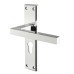 Serozzetta by Carlisle Brass Polished Chrome Euro Lock Door Handle - Stratus Range - 180 x 40mm