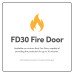 LPD Mexicano 5 Panel Pre-Finished Solid Internal FD30 Fire Door - 2040 x 726 x 44mm - Oak LPD Mexicano 5 Panel Pre-Finished Solid Internal FD30 Fire Door - 2040 x 726 x 44mm - Oak