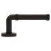 Jedo Matt Black Fire Rated Knurled Door Handles on Round Rose - Midtown Range 