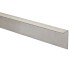 Toilet Cubicle Head Rail - 'L' Angled - 19-20mm Panels - 304 Stainless Steel