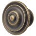 Olde Forge Alcott Round Cabinet Knob - 35mm Diameter - Antique Brass Olde Forge Alcott Round Cabinet Knob - 35mm Diameter - Antique Brass