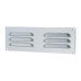 Exel Hooded Louvre Vent - 229 x 76mm - 3973mm² Free Air Flow - Satin Aluminium