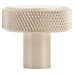 Hampstead Marlow Knurled Round Cabinet Knob - 30mm Diameter - Satin Nickel