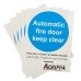 Agrippa Fire Door Holder Stickers - Pack of 5