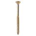 TIMCO Velocity Pozi Countersunk Wood Screws - 3.5 x 50mm - Yellow Zinc - Pack of 200
