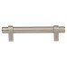Exel 14mm Collared T-Bar Cabinet Pull Handle - 160mm Centres - Satin Stainless Steel