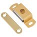 Exel Magnetic Catch - 46 x 16 x 11mm - 4kg Pull - Polished Brass