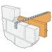 Simpson Strong Tie Heavy Duty Restraint Strap - 600 x 28 x 4.2mm - 100mm Bend Simpson Strong Tie Heavy Duty Restraint Strap - 600 x 28 x 4.2mm - 100mm Bend