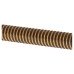 Exel Crewe 10mm Reeded D-Bar Cabinet Pull Handle - 128mm Centres - Antique Brass
