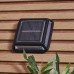 Forum Zink Tanfield 1W LED Solar Ground Garden Light with Photocell - IP65 - 4000K - Black