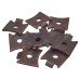 Exel Standard Raised Bookcase Clip - Bronze Plated - Pack of 10