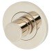 Alexander & Wilks Bathroom Turn & Release - 50mm Diameter - Polished Nickel