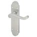 Exel Satin Chrome Victorian Summer Scroll Latch Door Handle - 168 x 40mm Exel Satin Chrome Victorian Summer Scroll Latch Door Handle - 168 x 40mm