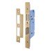 Hampstead Architectural DIN Bathroom Lock - 85mm Case - 60mm Backset - PVD Brass
