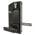 Borg BL3400 External Marine Grade Easicode Pro Push Button Gate Code Lock with Key Override - Black