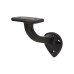 Olde Forge Handrail Bracket - 64mm Projection - Black Antique Iron