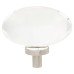 Exel Globe Glass Cabinet Knob - 44mm Diameter - Satin Nickel Exel Globe Glass Cabinet Knob - 44mm Diameter - Satin Nickel