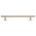 Exel York 12mm Knurled T-Bar Cabinet Pull Handle - 160mm Centres - Satin Nickel