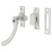 Hampstead Bulb End Mortice & Hook Plate Casement Window Fastener - Reversible - Soft Satin Chrome