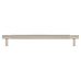 Alexander & Wilks Brunel 12mm Knurled T-Bar Cabinet Pull Handle - 192mm Centres - Polished Nickel