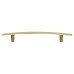 Exel 14mm Curved T-Bar Cabinet Pull Handle - 128mm Centres - Polished Brass