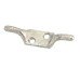 Twin Horn Cleat Hook - 100mm Length - Galvanised