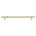 Exel 12mm T-Bar Cabinet Pull Handle - 224mm Centres - Satin Brass