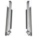 Blum MOVENTO BLUMOTION Soft Close Concealed Drawer Runner - Double Extension - 450mm Length - 70kg
