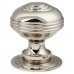 Hampstead Georgian Ringed Mortice/Rim Door Knob - 65mm Rose Diameter - Polished Nickel 