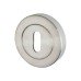 Excel Escutcheon - 52mm Diameter - Keyhole - Satin Chrome