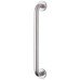 Exel 19mm D-Bar Door Pull Handle on Rose - Screw Fix - 225mm Centres - Satin Stainless Steel