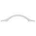 Exel Wave Bow Cabinet Pull Handle - 96mm Centres - Aluminium Silver