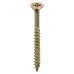 TIMCO Velocity Pozi Countersunk Wood Screws - 4.0 x 45mm - Yellow Zinc - Pack of 200
