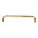 Exel 9mm D-Bar Cabinet Pull Handle - 96mm Centres - Polished Brass