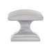 Hampstead Egar Rectangular Cabinet Knob - 32 x 26mm - Brushed Chrome 